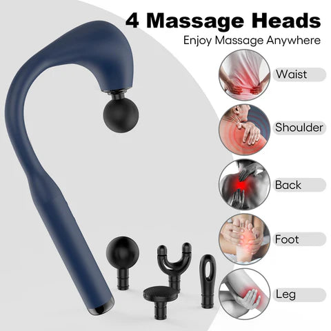 MASSAGE HAMMER Massage Gun with Extended Handle-JA-G4