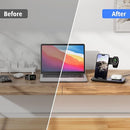 Cargador inalámbrico YOXINTA, estación de carga inalámbrica rápida 3 en 1