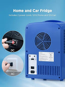 Silonn Mini Fridge, Portable Skin Care Fridge, 4 L/6 Can SLRE01B1/SLRE01G1