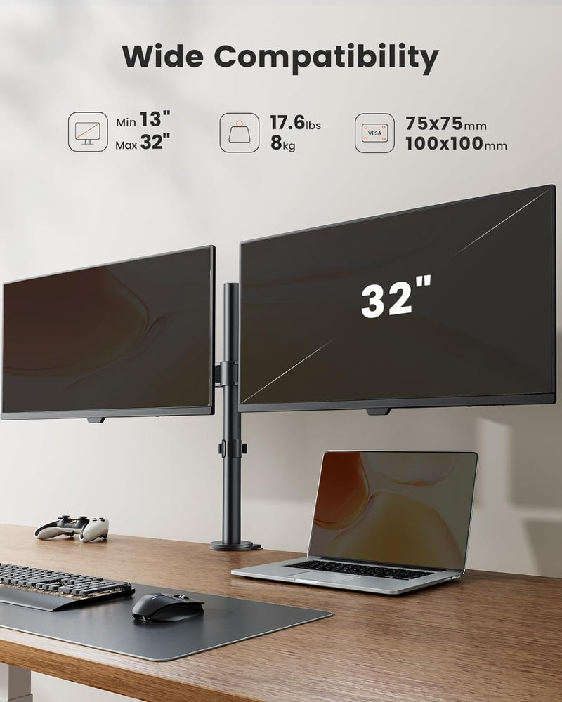 ERGEAR Dual Monitor Desk Mount-EGCM5