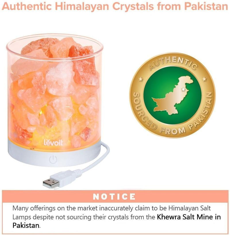 LEVOIT Cora Natural Himalayan Salt Lamp