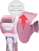 Panasonic  Close Curves Wet/Dry Ladies Shaver with Bikini Attachment (Mauve) Refurbished with Home Essentials warranty-ES2216PC