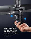 HUANUO Single Monitor Mount for 13 to 32 Inch Screens-HNSS6