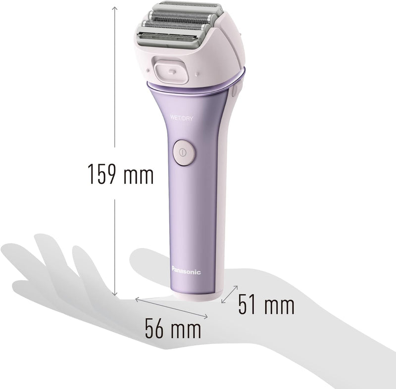 Panasonic Wet/Dry Electric Shaver for Women, Pink Refurbished with Home Essentials warranty- ESWL80