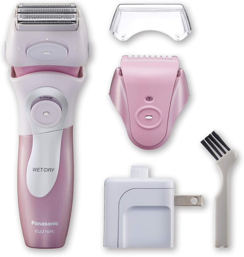 Panasonic  Close Curves Wet/Dry Ladies Shaver with Bikini Attachment (Mauve) Refurbished with Home Essentials warranty-ES2216PC