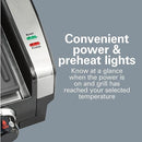 HAMILTON BEACH Electric Indoor Searing Grill Stainless Steel- 25361C