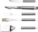 Herramientas para parrilla de barbacoa con estuche de aluminio, 6 piezas 