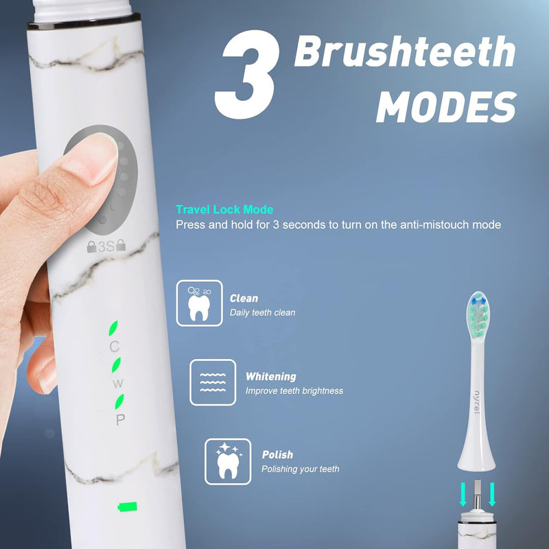 NYREL Sonic Electric Toothbrush for Adults-SE40