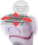 Panasonic  Close Curves Wet/Dry Ladies Shaver with Bikini Attachment (Mauve) Refurbished with Home Essentials warranty-ES2216PC