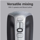 PROCTOR SILEX 62501 Electric Hand Mixer 5 speed & boost