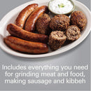 HAMILTON BEACH PROFESSIONAL 63245 Stand Mixer All-Metal Meat and Food Grinder Attachment