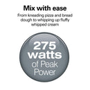 HAMILTON BEACH Power Deluxe™ 6 Speed Hand/Stand Mixer, Red- 64699