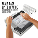 WESTON 65-0650-W Pro-1100 Programmable Stainless Steel Vacuum Sealer - Factory serviced with Home Essentials warranty