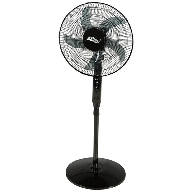 Cool Works Pedestal Fan - 16 in WITH REMOTE CONTROL-CRSF-1610E