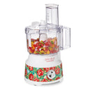 HAMILTON BEACH Pioneer Woman Vintage Floral 10 Cup Food Processor with Bowl Scraper - 70731