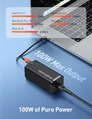 Chargeur de bureau 4 ports Evatronic 100 W PARIS RHONE - PC017