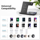 Cargador inalámbrico YOXINTA, estación de carga inalámbrica rápida 3 en 1