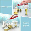 MPIO Candle Lighter Grill Lighter Long Lighter USB Lighter Plasma Arc with LED Flashlight Battery Display