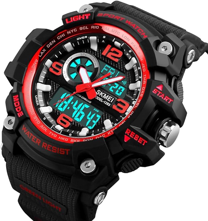 SKMEI Men's Digital Sports Watch 50M Waterproof -SKMEI-1283