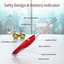 MPIO Candle Lighter Grill Lighter Long Lighter USB Lighter Plasma Arc with LED Flashlight Battery Display