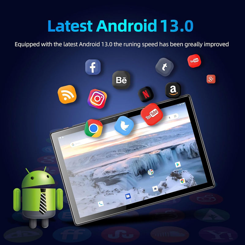 BYYBUO Tablet 10.1 inch Android 13, 64GB ROM 2GB RAM - SMARTPAD_A10_L