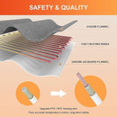 Manta eléctrica de felpa suave con calefacción de SHARPER IMAGE 