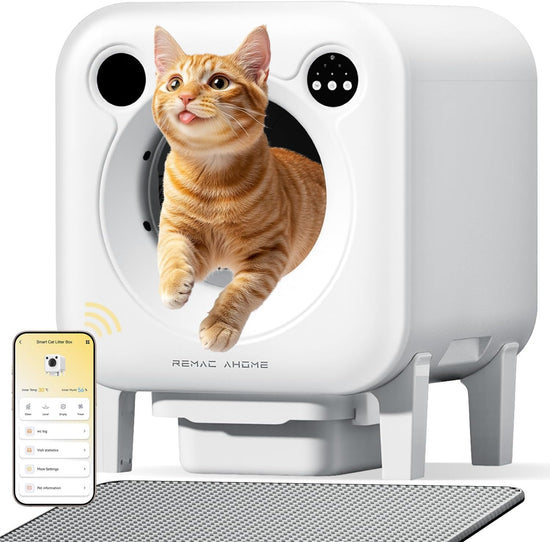 REMAC AHOME MagiBox T1 Automatic Self Cleaning Cat Litter Box