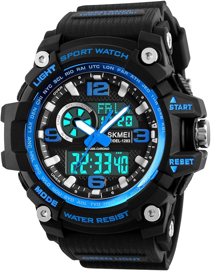 SKMEI Men's Digital Sports Watch 50M Waterproof -SKMEI-1283