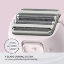 Panasonic Wet/Dry Electric Shaver for Women, Pink Refurbished with Home Essentials warranty- ESWL80