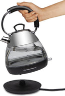 HAMILTON BEACH 40896C 1.7L Glass Kettle
