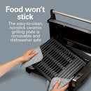 HAMILTON BEACH Electric Indoor Searing Grill Stainless Steel- 25361C