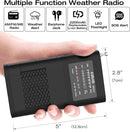 NOAA RD207 Portable Weather Alert FM-AM Radio