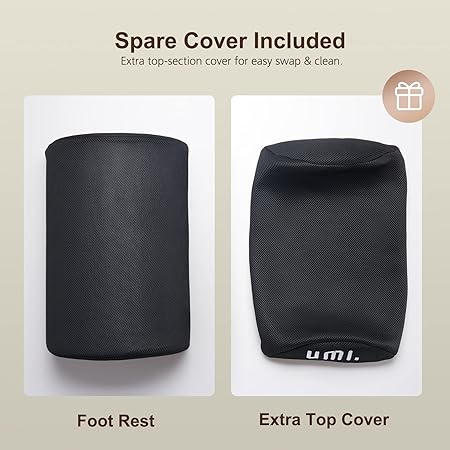Umi Footrest Desk with 2 Optional Replacement Covers, Double Layer-UMFR2