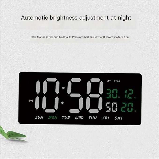 CRONY Led Digital Calender Clock-JH3604