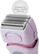Panasonic  Close Curves Wet/Dry Ladies Shaver with Bikini Attachment (Mauve) Refurbished with Home Essentials warranty-ES2216PC