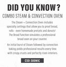 Cuisinart COMBO STEAM + CONVECTION OVEN - CSO-300NIC