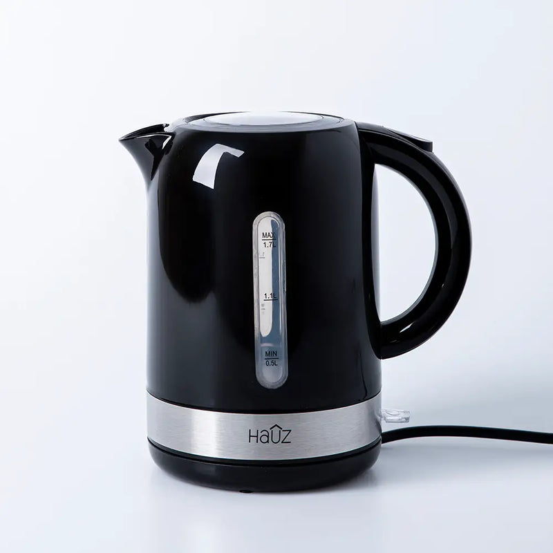 Hauz Quickboil Cordless Jug Kettle 1.7L Black-AKL671