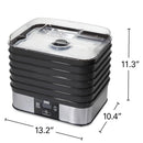 WESTON 75-0401-W 6 Tray Digital Food Dehydrator  - Factory serviced with Home Essentials warranty