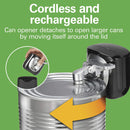 HAMILTON BEACH FlexCut 2-in-1 Cordless & Rechargeable Electric Automatic Can opener - 76611