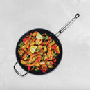 CUISINART 12" EVERLASTING NON-STICK STAINLESS STEEL STIR-FRY PAN/WOK WITH COVER-77IEL26-30HNSCC