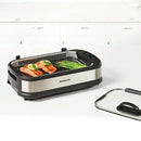 PowerXL Smokeless Grill Plus with Tempered Glass Lid and Turbo Speed Smoke Extractor Technology