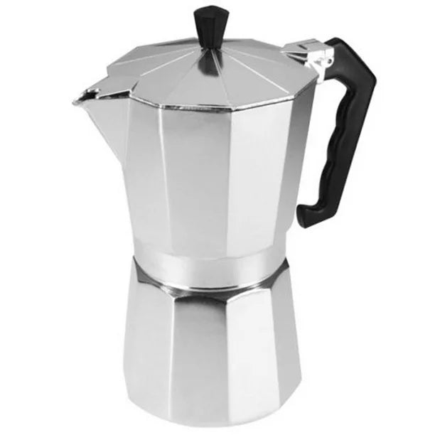 HAUZ Classic Stovetop Coffee Maker for Great Flavored Strong Coffee, ESPRESSO MAKER 6 CUPS- AEM688