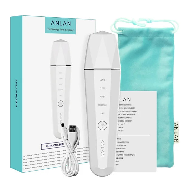 ANLAN IPX5 Waterproof Ultrasonic Skin Scrubber-ALCPJ06