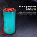 T&G 10W Portable LED Light TWS Wireless Bluetooth Speaker-TG639