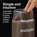 PROCTOR SILEX Fresh Coffee Grinder - 80300PS