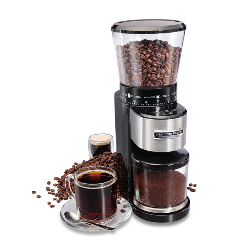 HAMILTON BEACH 80405 Professional Conical Burr Digital Coffee Grinder
