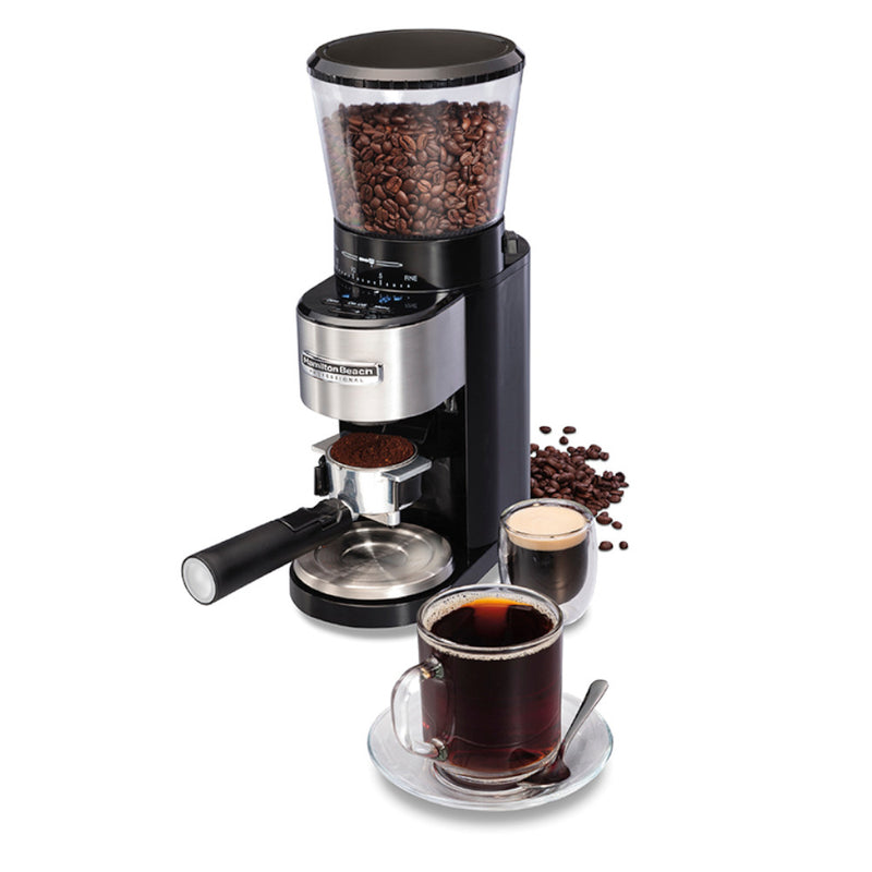 HAMILTON BEACH 80405 Professional Conical Burr Digital Coffee Grinder