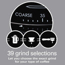 HAMILTON BEACH PROFESSIONAL 80405 Conical Burr Digital Coffee Grinder