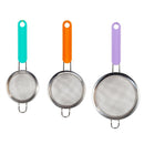 LUCIANO 80664 Stainless Steel Mesh Strainer 3pc Set