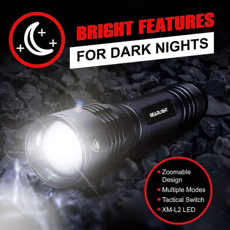 GearLight LED Flashlight -S2000